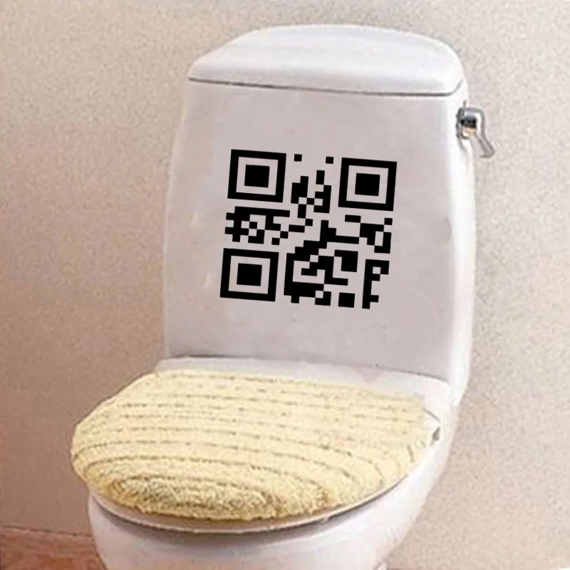 

Bar Code Coding Home Decoration Accessories Wall Stickers Toilet Decals 6WS0089