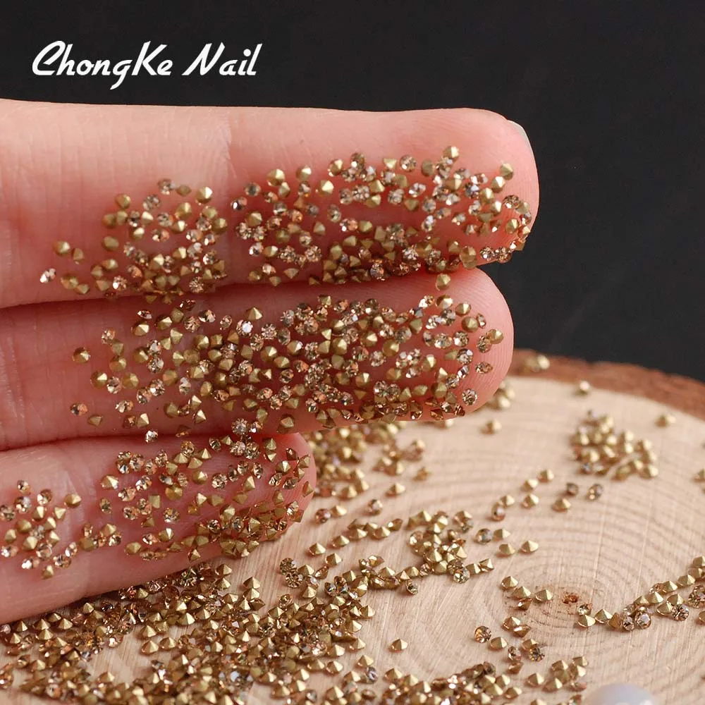 Smoke yellow Hisenlee SS3 1,3 мм стекло Pixie AB микро точечные Стразы Серебряная задняя часть для ногтей Кристаллы украшения для ногтей - Цвет: Smoke yellow