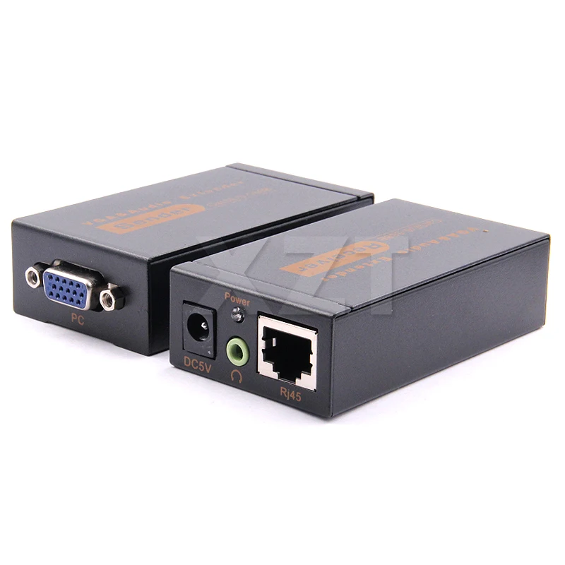 2019 Новое поступление 100 м 328ft VGA Аудио и видеоудлинитель Один RJ45 CAT5e/6 1080P