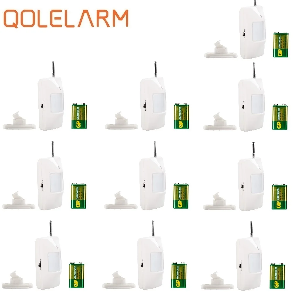 Qolelarm 4 шт./10 шт. каждый лот 433 МГц 1527 беспроводной PIR детектор движения сенсор