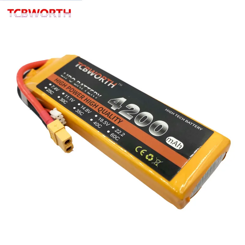 Новинка 2S RC Дрон LiPo батарея 7 4 В 4200 мАч 25C батареи для радиоуправляемого самолета