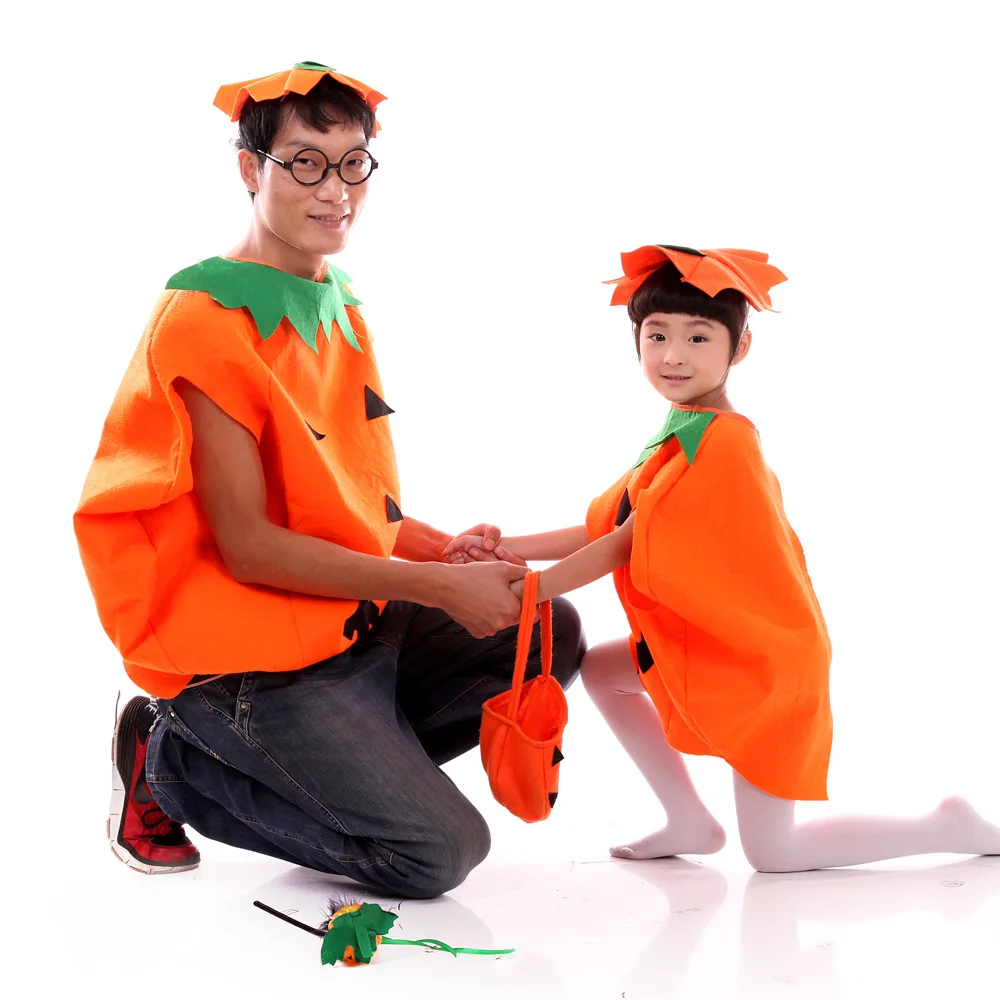 Детские и взрослые костюмы Феи тыквы унисекс шапка плащ 2 шт. комплект Orangeent