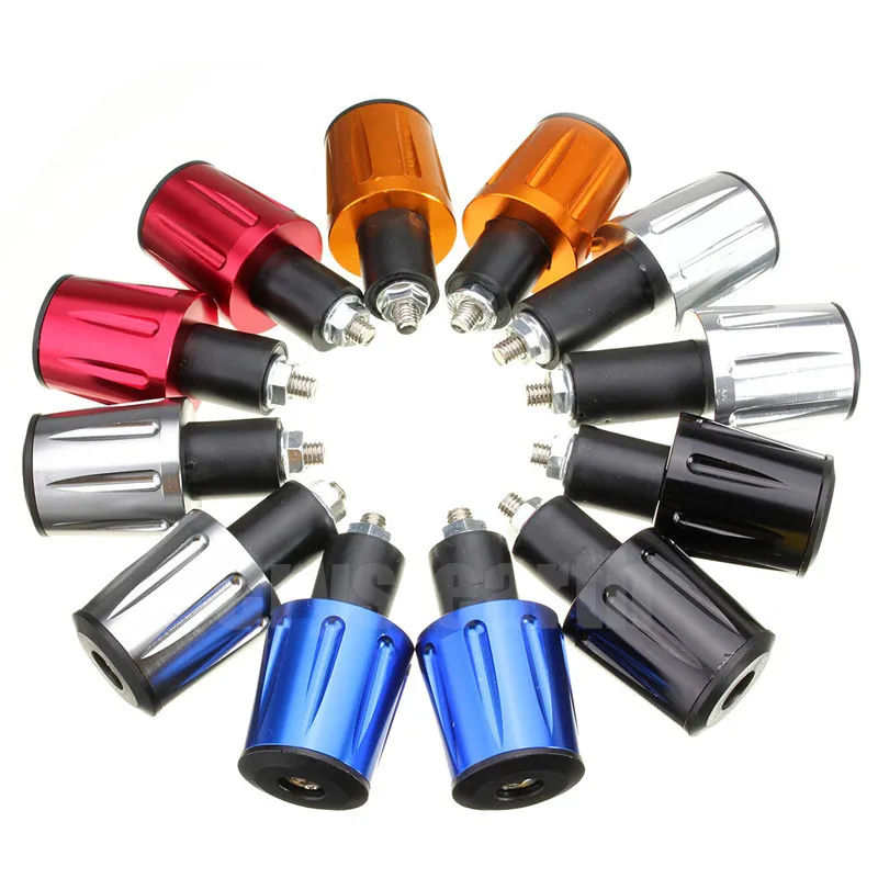 2 шт. наконечник ручки мотоцикла 7/8 &quot22 мм Крышка для Suzuki Yamaha YZF R1 R6 R3 R25 R15 MT-07 MT-09 MT-03
