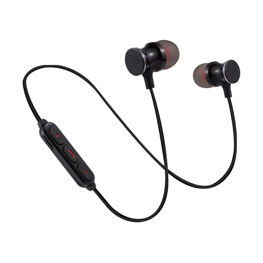 Беспроводные bluetooth наушники для iPhone 11 7 6 S спортивные бега с тяжелыми басами