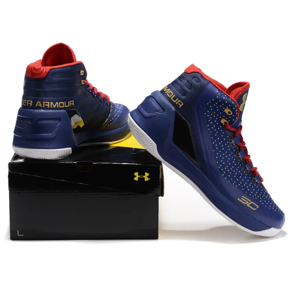 Under Armour Новое поступление UA Для мужчин Карри V3 с seaglass стельки Баскетбол