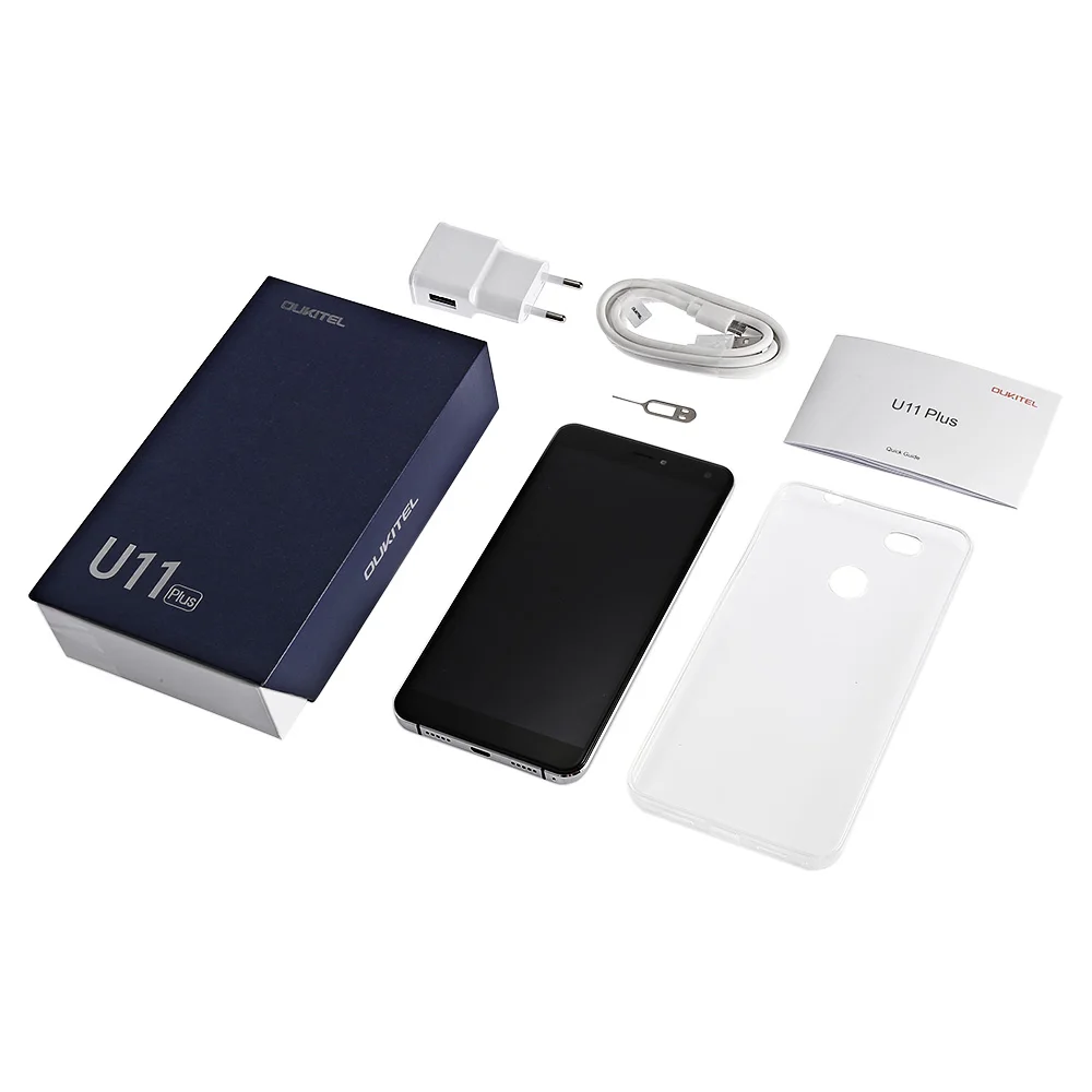 Oukitel U11 Plus 3700 мАч батарея Смартфон Android mtk6750t восемь ядер 7 0 мобильный телефон