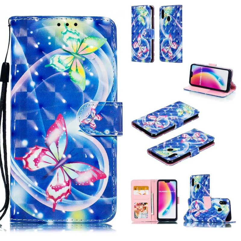 Кожаный бумажник чехол для HUAWEI Honor 8A 8C 8X 7C 7A Pro 10 9 Lite P20 P30 Pro Y9 Y5 Y6 Prime Y7 Y6 MRD-LX1 LX1F случае