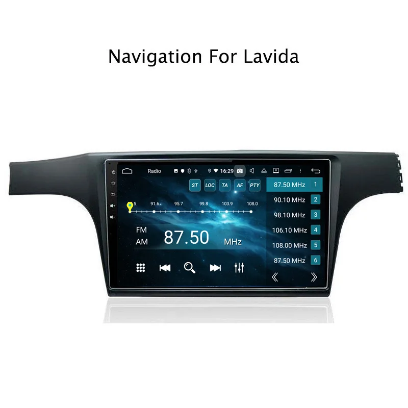10 1 &quot4G ram 32G rom Восьмиядерный Android 9 0 Автомобильный gps навигация для VW Lavida 2013-2014 Топ