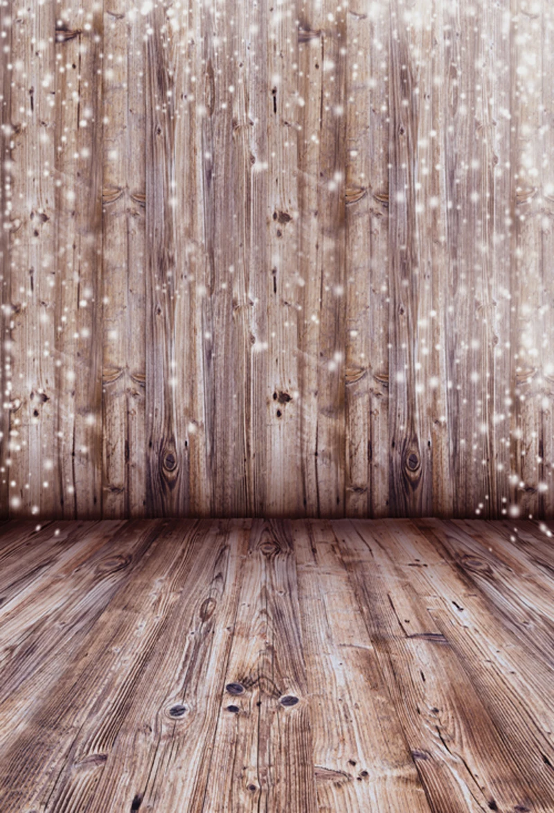 HUAYI Old wood texture snow flakes Photography background photoshoot Backdrop D9928 | Электроника