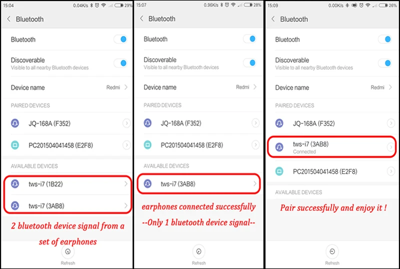 TWS i7S беспроводные наушники-вкладыши Bluetooth V5.0 гарнитура музыкальные наушники-вкладыши с зарядкой для iPhone Xiaomi всех смартфонов