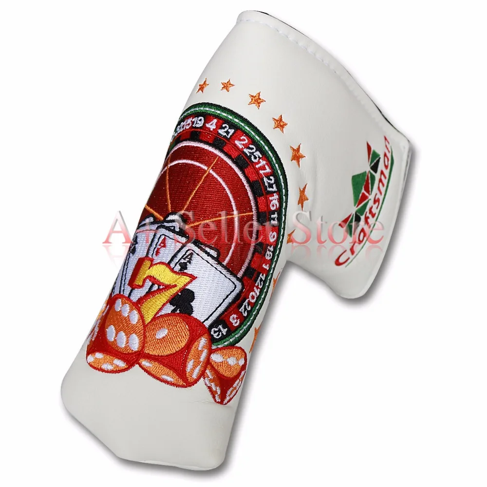 Счастливого Рождества* пользовательские игральные карты казино Golf Blade& Mallet Putter Cover 1 шт. головные уборы oem с магнитом