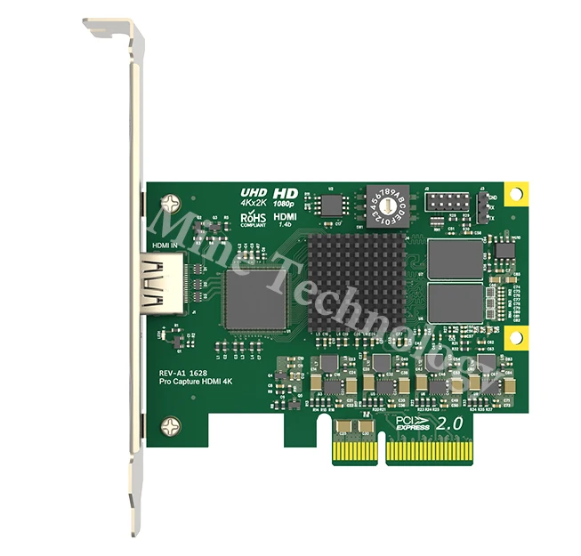 Одноканальная Карта видеозахвата Pro Capture HDMI 4K PCI Express с SDK | Компьютеры и офис