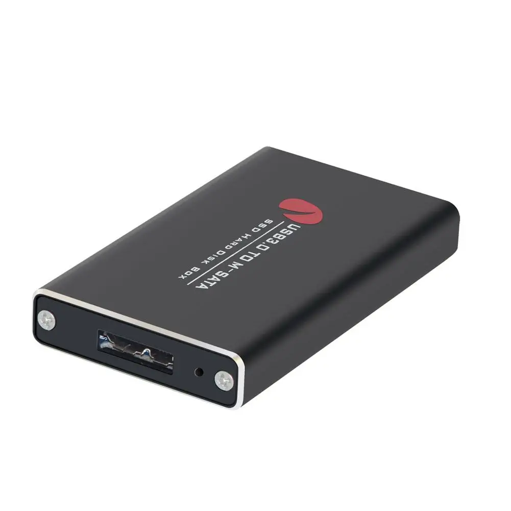 Алюминиевый сплав Быстрая скорость USB 3,0 M SATA внешний SSD жесткий диск коробка чехол жесткий диск корпус