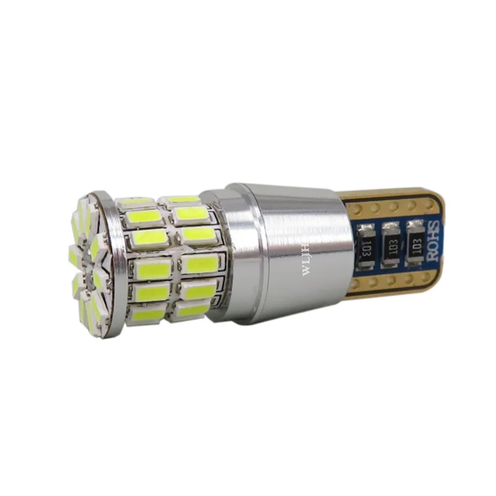 WLJH 2x Canbus LED T10 W5W просвет парковка светодиодные лампы для автомобильных фар(для AUDI A2 A4 8L 8P B5 B6 A6 4B 4F A8 D2 TT C5 C6 C7 S2 S4 Q3 Q5 Q7