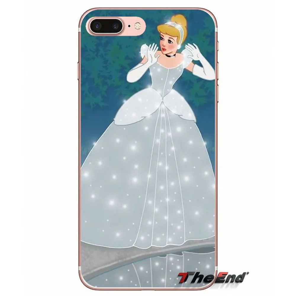 Мягкая крышка стеклянная ТУФЕЛЬКА ЗОЛУШКИ замок для iPhone X 4 4S 5 5S 5C SE 6 6S 7 8 Plus Samsung