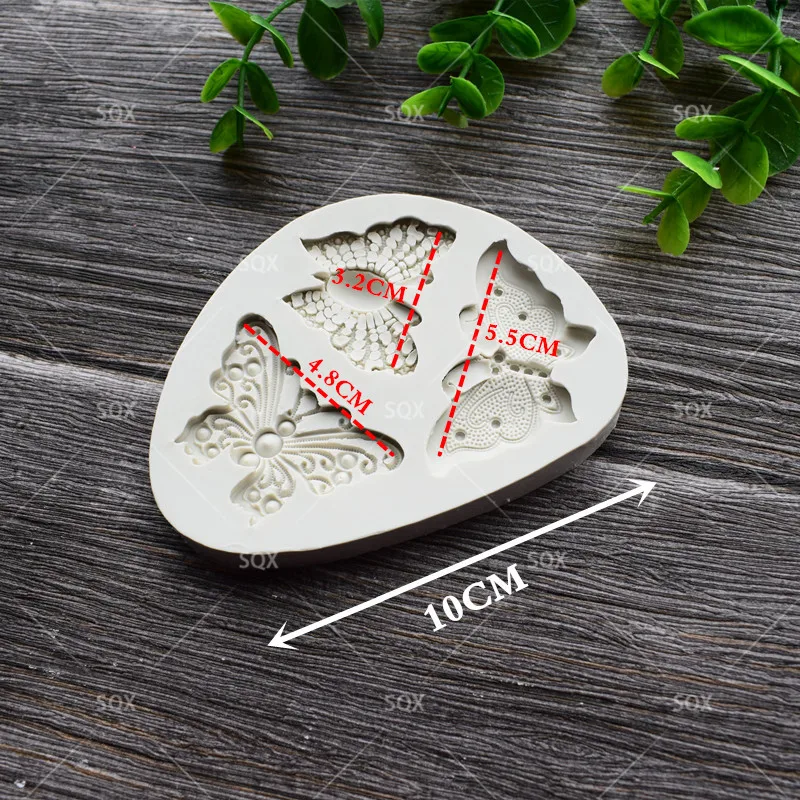 Силиконовая форма для выпечки шоколада Бабочка силиконовая торта резак печенья