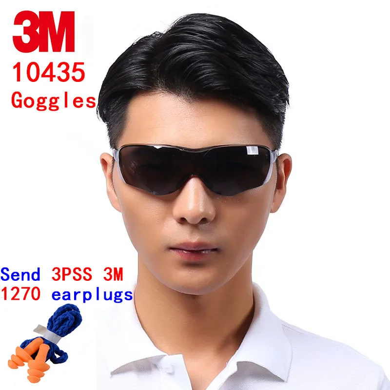 Защитные очки 3M 10434/10435/10436 оригинальные защитные 3 вида на выбор