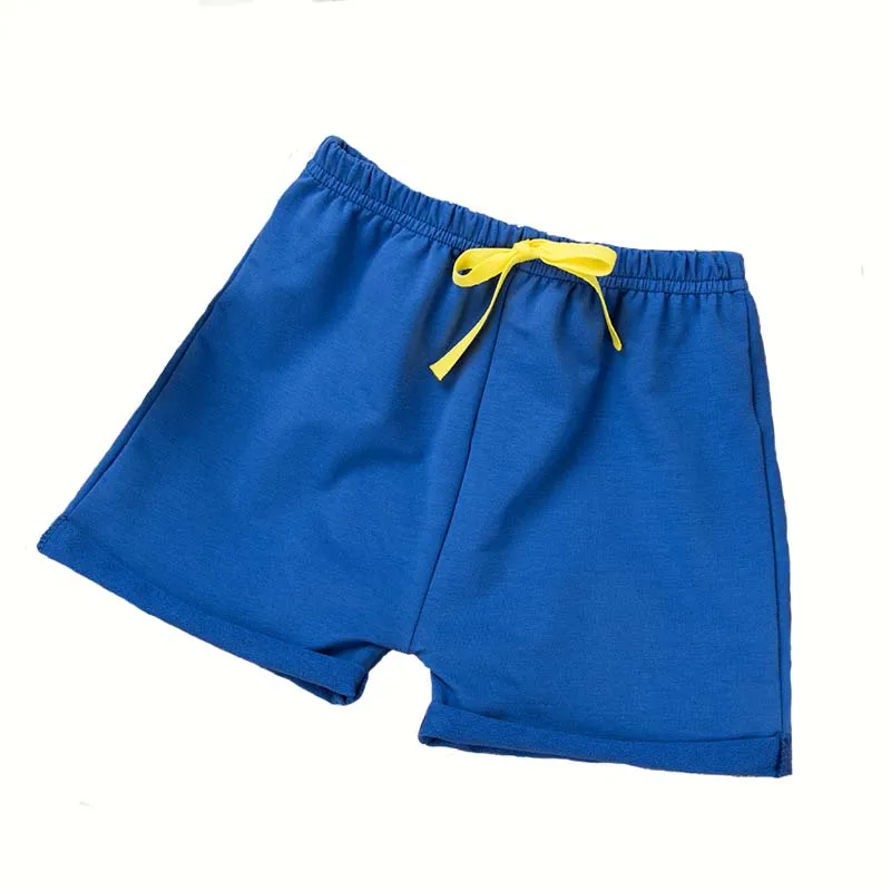Детские летние хлопковые пляжные шорты штаны для малышей мальчиков и девочек