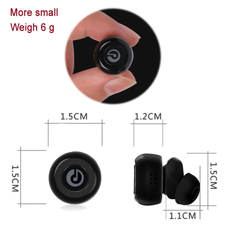 Беспроводная мини-гарнитура NEWNO Bluetooth-наушники с микрофоном | Электроника