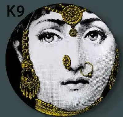 Дизайн Италия rosenthal Piero fornasetti тарелки декоративная тарелка на стену винтажное искусство 8 дюймов настенная подвесная тарелка Decoracao Para Casa - Цвет: I