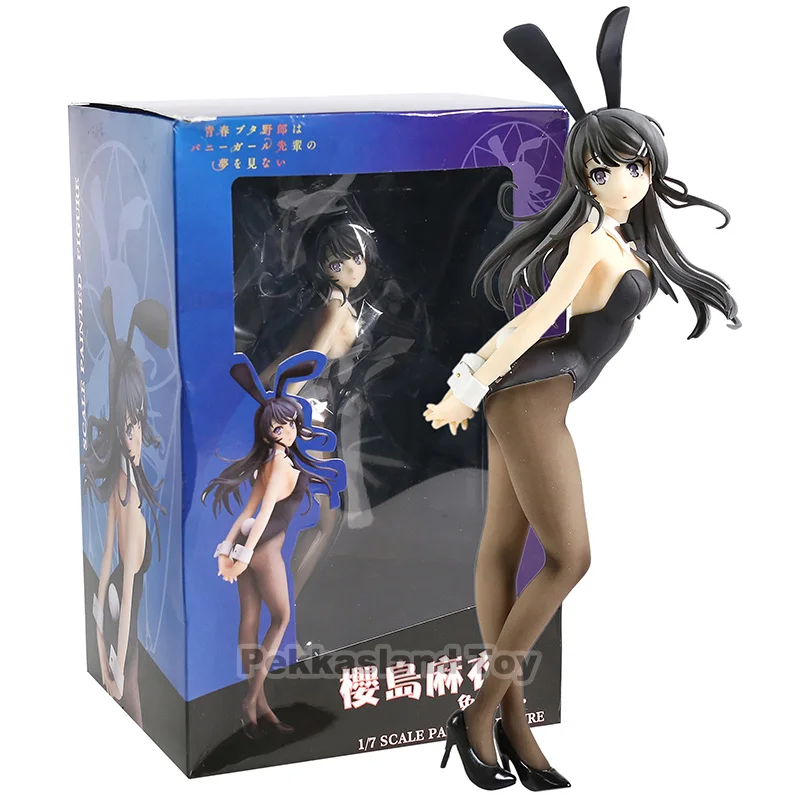 Фигурка сакуражима Май в масштабе 1/7 экшн-фигурка Seishun Buta Yarou Wa Bunny Girl Senpai из ПВХ