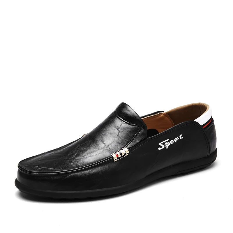AODLEE Gentleman Mens Shoes Casual Fashion Loafers for Men Leather Handmade Slip on Boat mocassin homme | Обувь