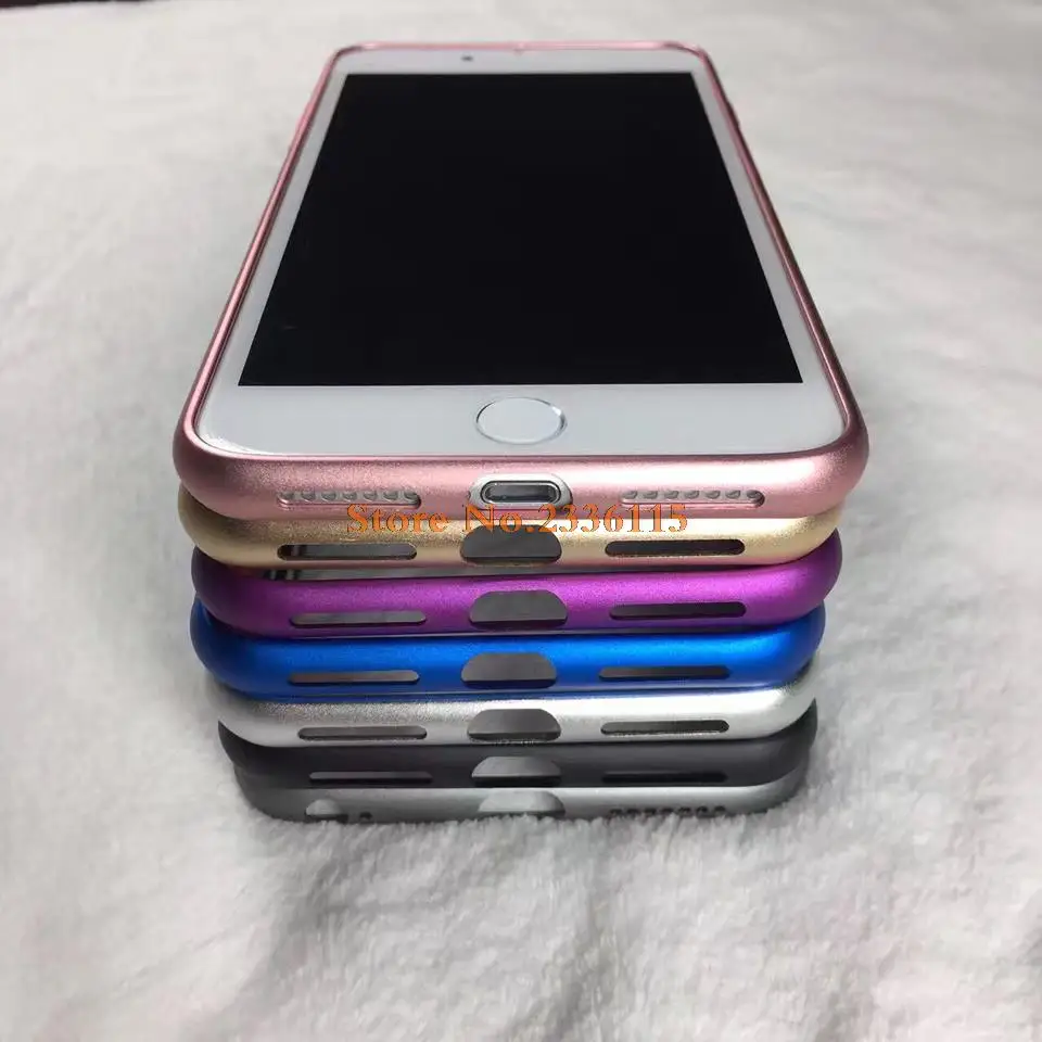 Ricestate по-настоящему роскошный алюминиевый бампер рамка чехол для iPhone X 7 8 Plus защита телефона дуговая рамка с силуэтом чехол