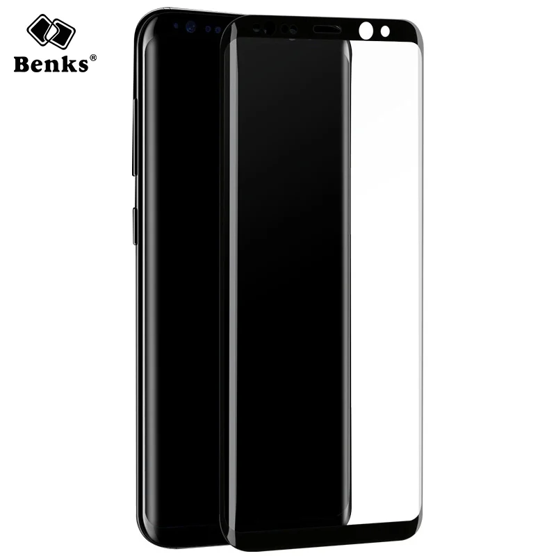 Benks 3D термоизгиб край закаленное стекло Полный экран протектор для samsung s8 s8 плюс изогнутый полный экран крышка защитная пленка