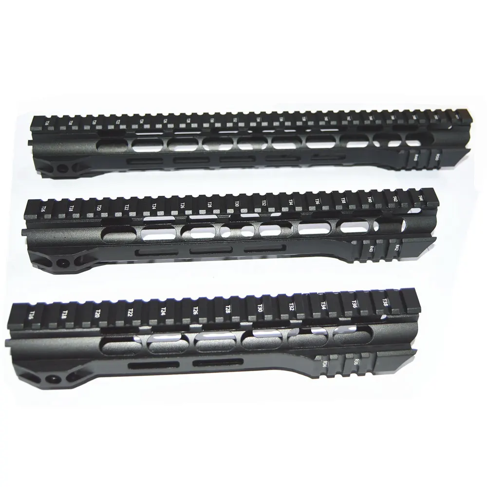 FIRECLUB " 10" 1" 15" дюймов MLOK Handguard бесплатный поплавок супер тонкий ar 15 Handguard Quad Rail для M4 M16 со стальной бочковой гайкой