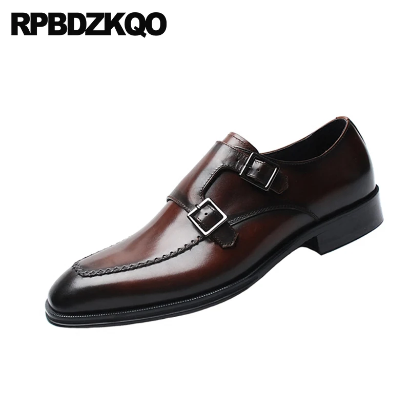 Итальянские офисные мужские классические туфли с застежкой деловой квадратный