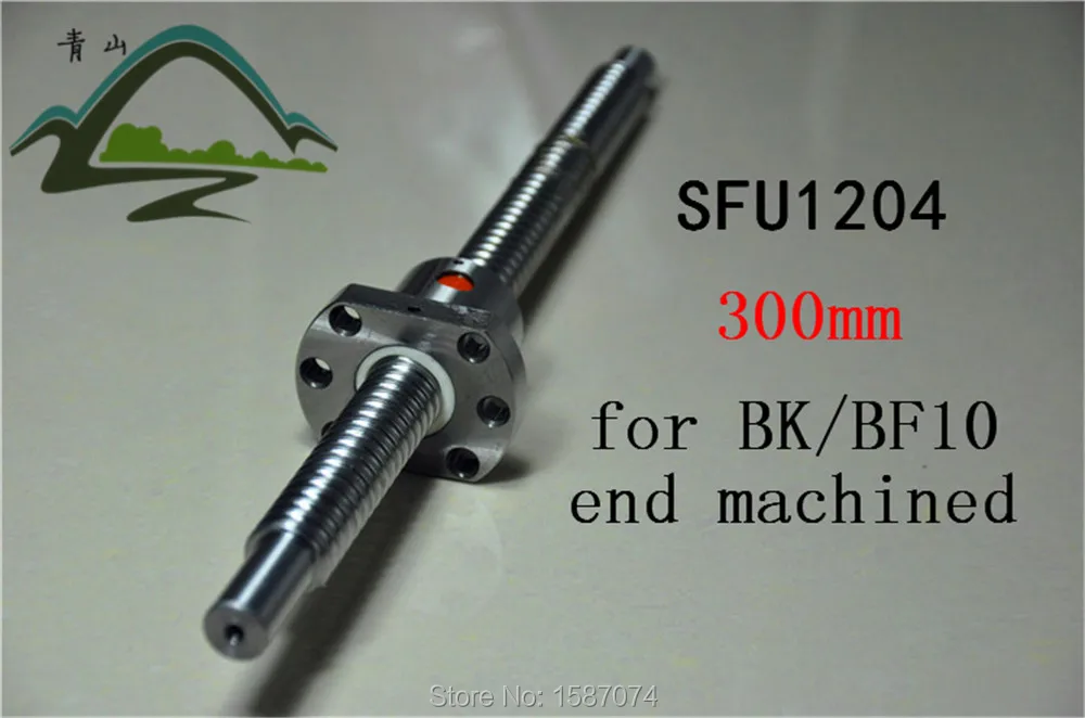 Пара шариковый винт + гайка для станков ЧПУ. модель BK/BF10. Длинна 300мм|screw|screw screwscrew