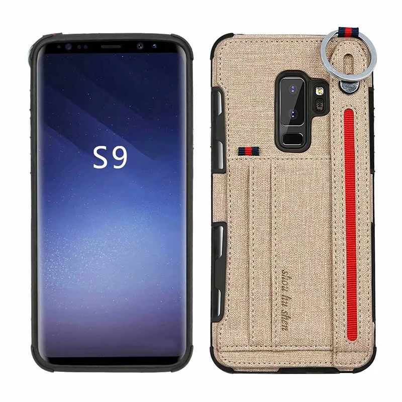 ProElite держатель для карт кошелек Подставка для ключей чехол для samsung S9 S8 Plus Роскошный Полный Корпус Подвесной чехол для samsung Note 8