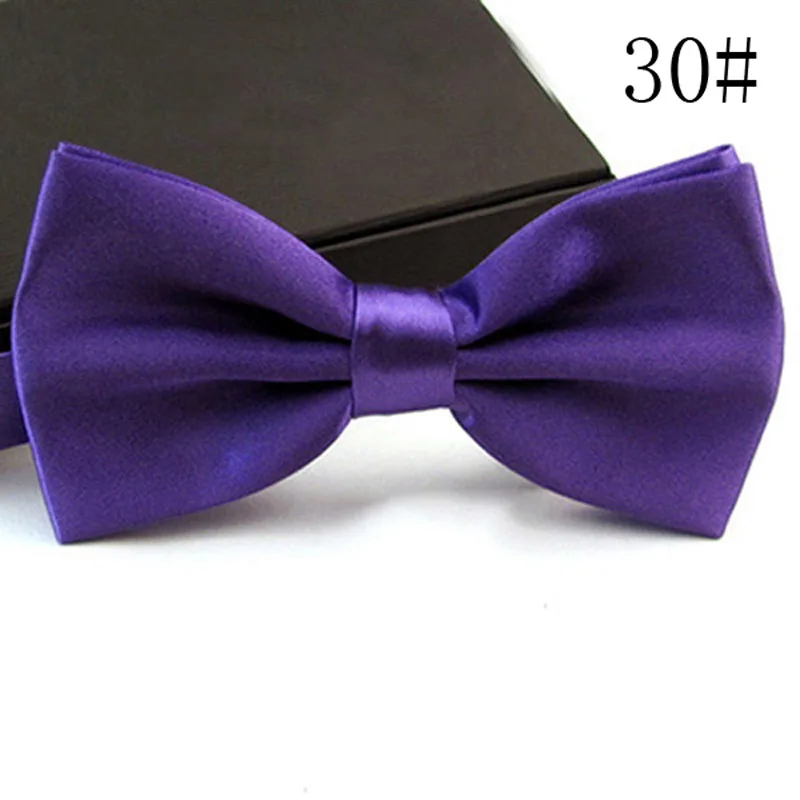Men Purple Галстук-бабочка для мужчин и детей, Официальный галстук для мальчиков, мужской модный деловой Свадебный галстук-бабочка, мужская рубашка Krawatte, мужские галстуки, подарки - Цвет: Men Purple