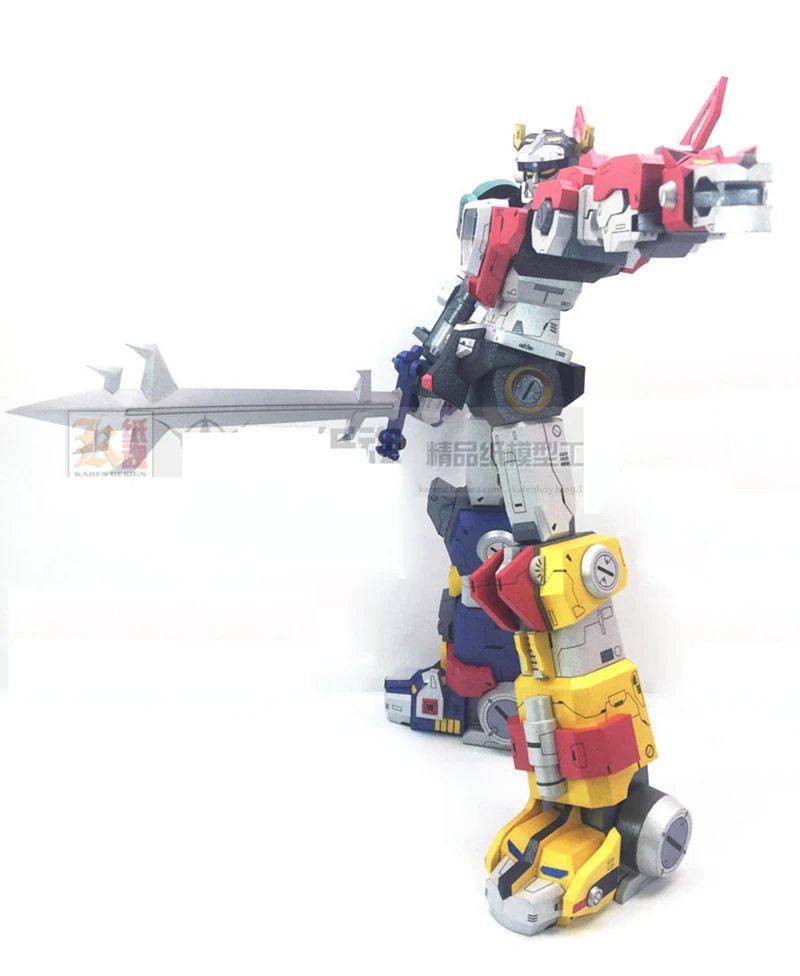Супер Сплав Лев Voltron Soul Beast King GoLion трансформация бумажный Робот Модель фигурка