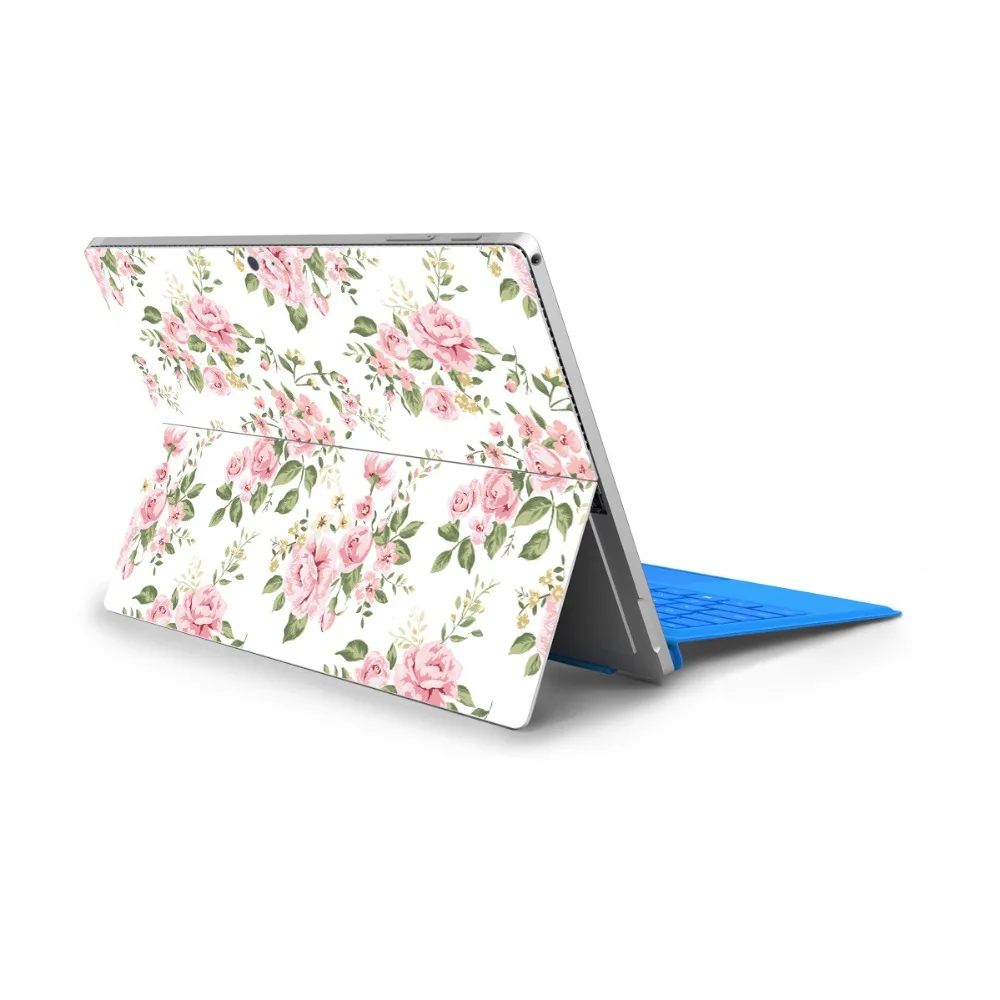 Красочные цветы украшения ноутбук кожи наклейки для microsoft Surface Pro 4/5 задняя крышка наклейки для microsoft surface Pro 6