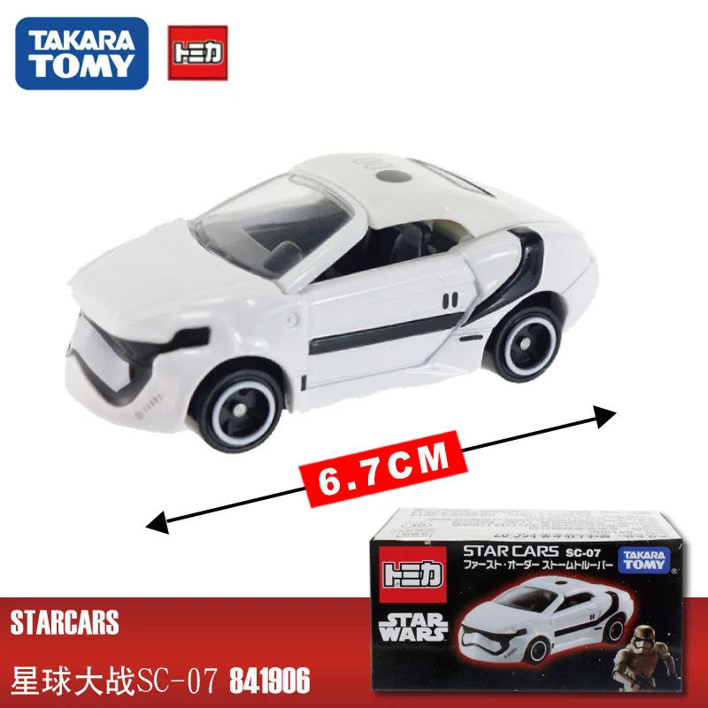 SC-07 Tomy Tomica автомобиль Звездные войны белый солдат черный солдат литые игрушки металлическая модель автомобиля - Цвет: SC-07