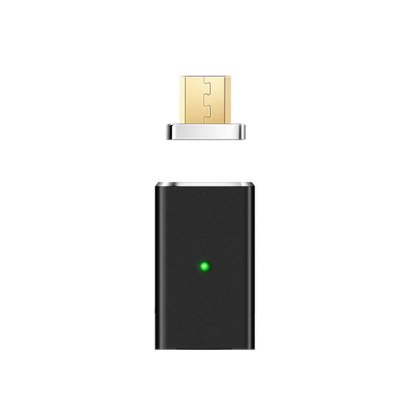 Магнитный Micro USB Женский Тип C/для Lightning/Micro usb зарядный адаптер Магнитный конвертер данных зарядное устройство USB-C металлический штекер