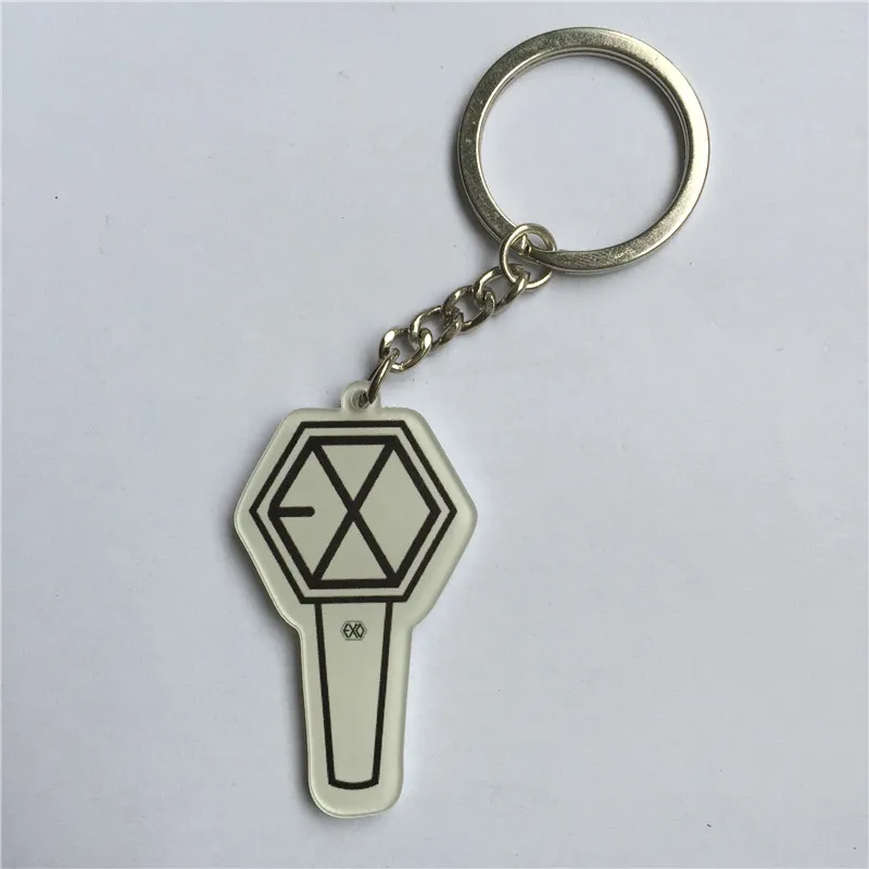 Youpop KPOP EXO альбом EXODUS брелок акриловый мультфильм брелок Pendant брелок Подвеска чехол 360 градусов XSD007