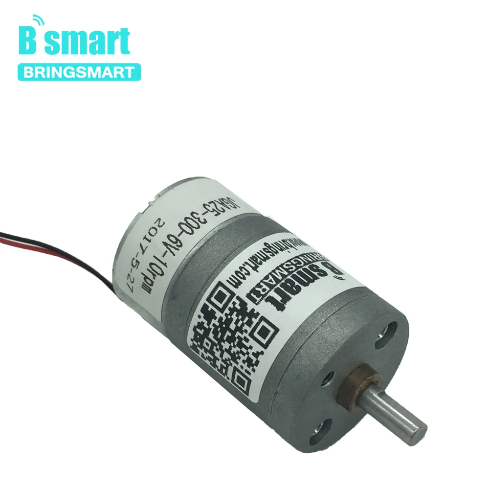 Фото Электродвигатель с редуктором постоянного тока Bringsmart 5 1090 об/мин 6 в коробкой Электродвигатель с редуктором постоянного тока Bringsmart 5 1090 об/мин 6 в коробкой