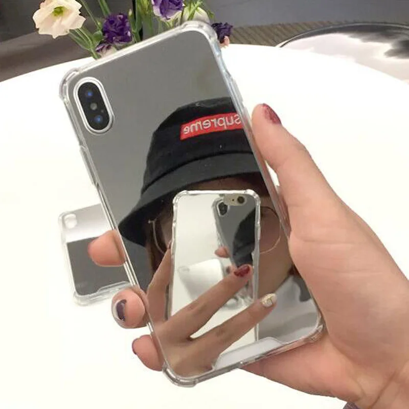 10 шт. sinzean для samsung S8/S9 Plus Note 8 зеркало ТПУ чехол для Galaxy S7 Edge/J3/J5/J7/A5/A7/J6/J2 Pro мягкий чехол