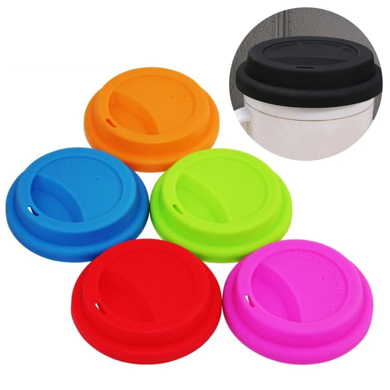 1 шт. силиконовая крышка для чашки герметичная термостойкая кружка уплотнение