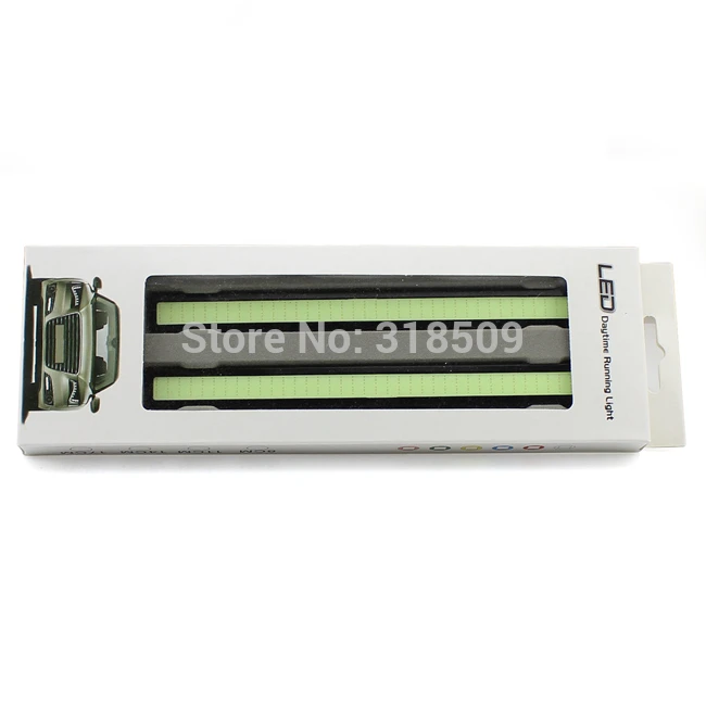 2шт высокий ярче 14 см 5 Вт дневной ходовой светильник 12В Белый Синий или голубой