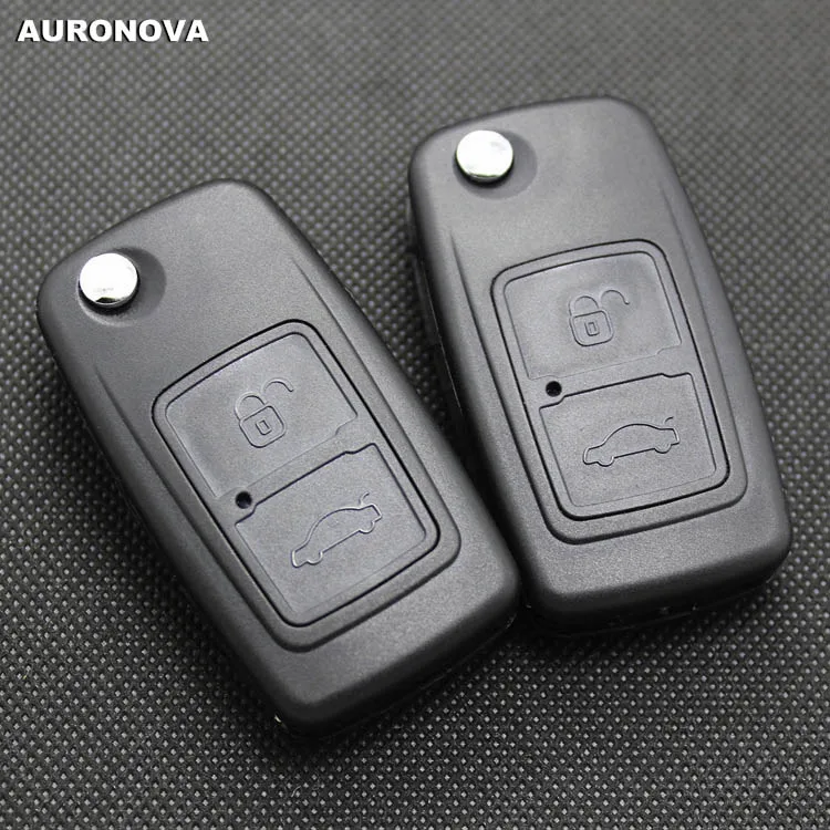 Auronva флип складной ключ оболочки для Chery A3 A5 Fulwin 2 Cowin 1 2 3 Tiggo E5 Riich X1 чехол для дистанционного ключа от машины Тип 2