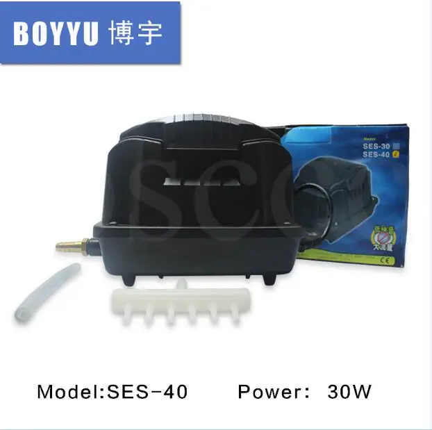 BOYS SES-40 10 Вт 15 Вт 25 Вт 30 Вт 50 Вт 60 Вт аэрационный насос для аквариума рыбный магазин рыбный пруд Сплит воздушный кислородный насос для аквариума Высокая мощность Кислородная Машина - Цвет: BOYS SES-40