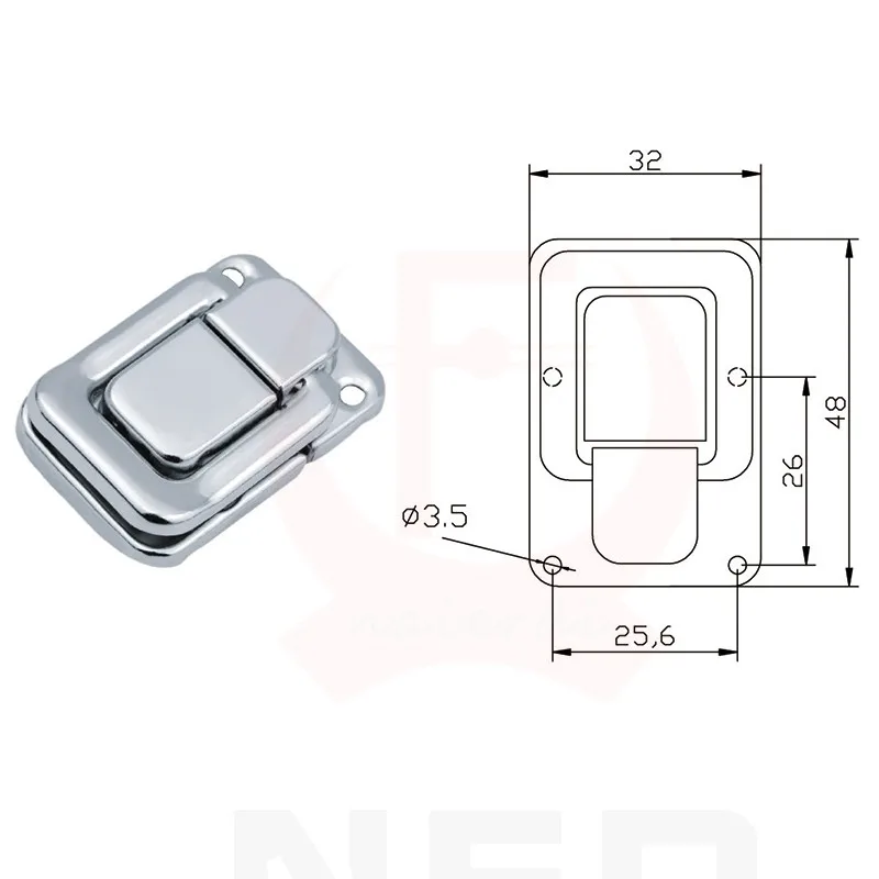 NAIERDI J401 шкафчики квадратный пружина блокировки загружены защелка переключения замки низкоуглеродистой стальной крюк для душа стекло раздвижные двери оборудование для дверных окон