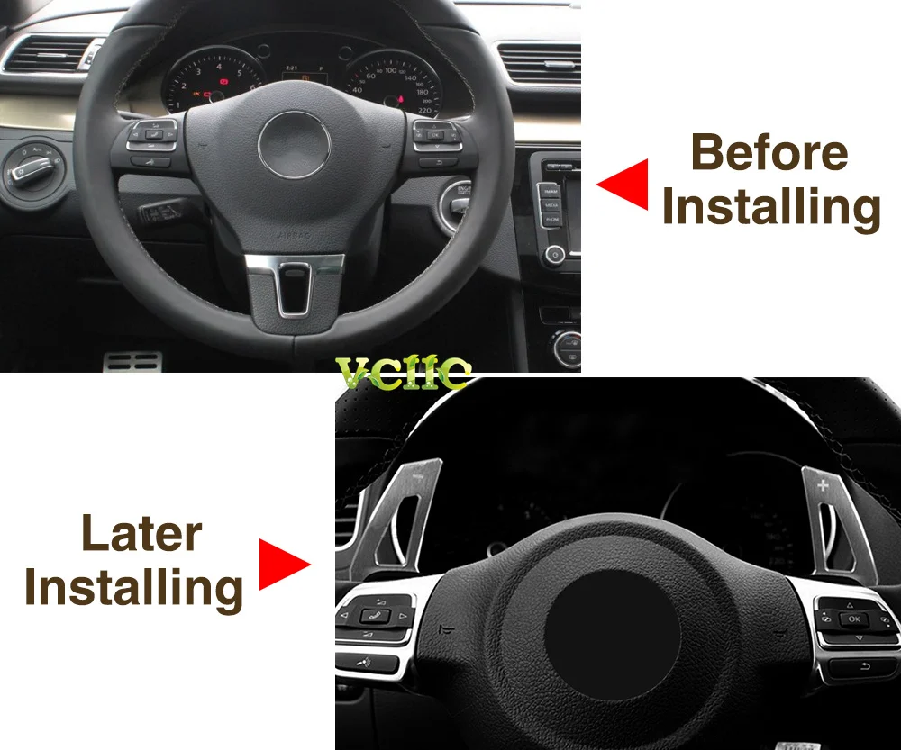 Рулевое колесо DSG Paddle удлинитель Shifters Shifter наклейка крышка для Volkswagen VW GOLF 7 * не Golf