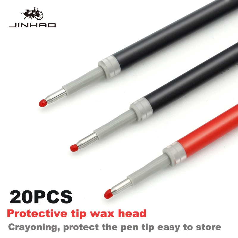 Jinhao 20/упаковка черная синяя красная чернильная гелевая заправка ручка 0 5 мм