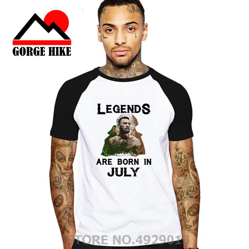 Крутая Повседневная футболка Legends are born in July для мужчин UFC Dad Bro подарок на день