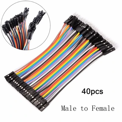 10cm male to female Dupont line 10 см 20 см 30 см мужской женский и Женский Соединительный провод Dupont кабель - Цвет: 10cm male to female