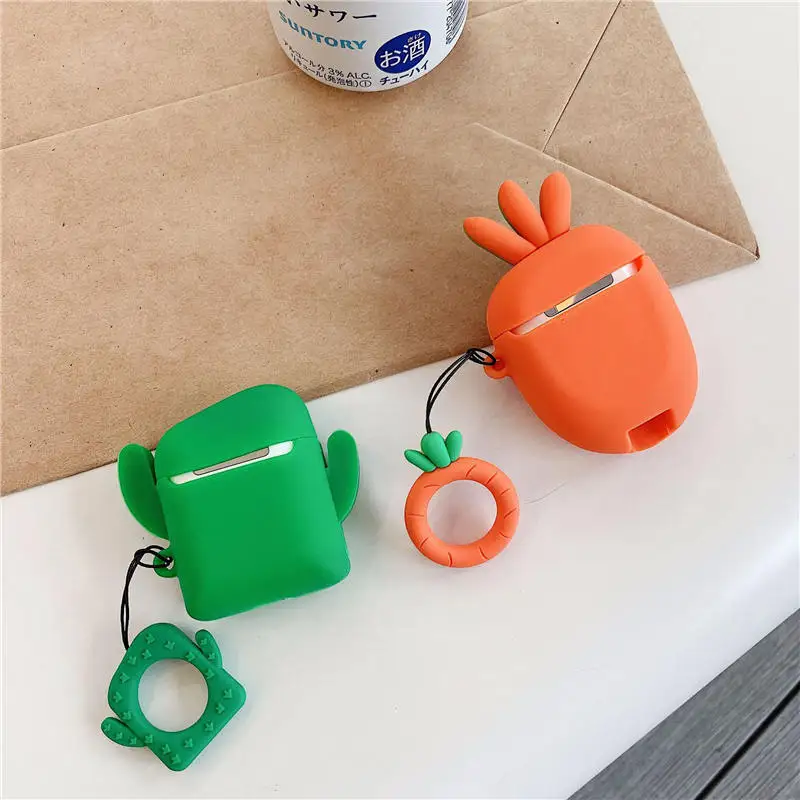 Чехол для AirPods 3D Милые Мультяшные Чехлы беспроводных наушников с изображением
